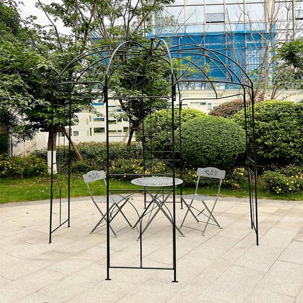 Gr8 Garden Metal Garden Rose Arch Trellis Bird Cage Arbour Pergola Gazebo