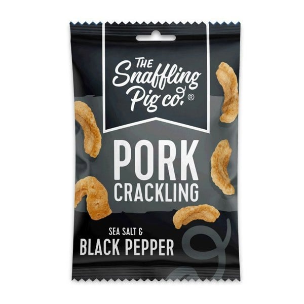 The Snaffling Pig Co Black Pepper & Sea Salt Pork Crackling Case