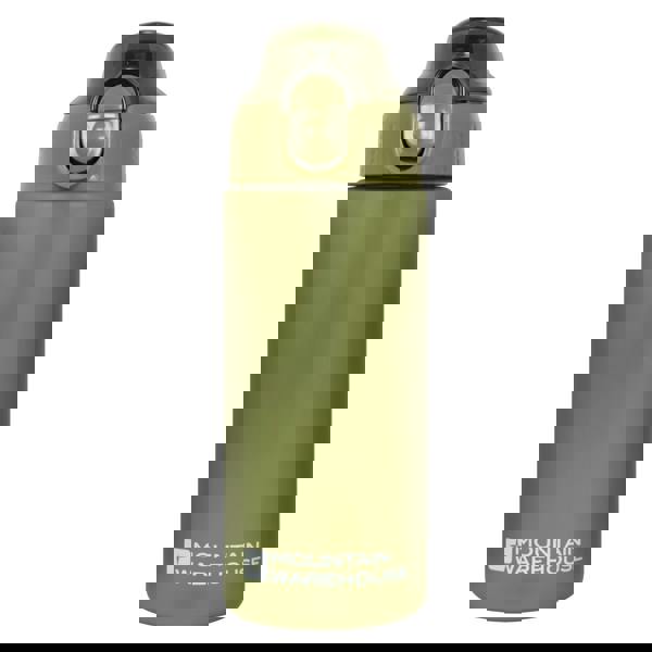 Mountain Warehouse Push Lid BPA Free 500ml Water Bottle - Khaki Green