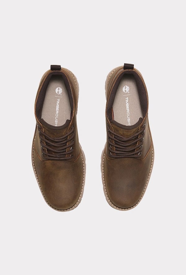 Timberland Men's Britton Road Mid Lace-Up Waterproof Chukka Boot - Brown