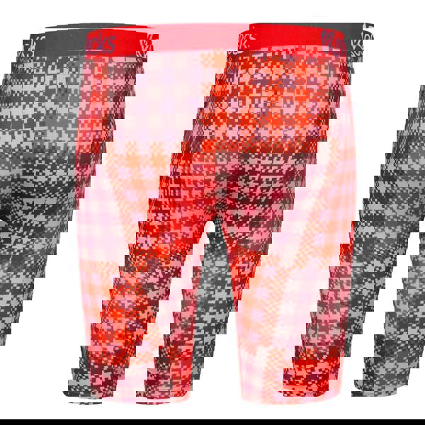 Kecks Cherry Plaid Mens Boxer Shorts