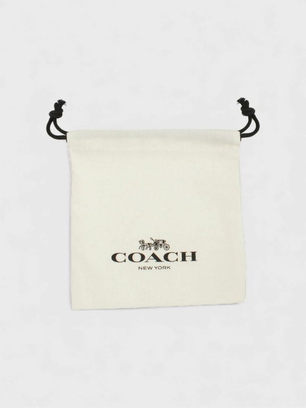 Coach Signature Tea Rose Stud Earrings Metal