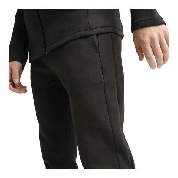 Puma Mens Evostripe Core Fleece Tapered Joggers - Puma Black - 
