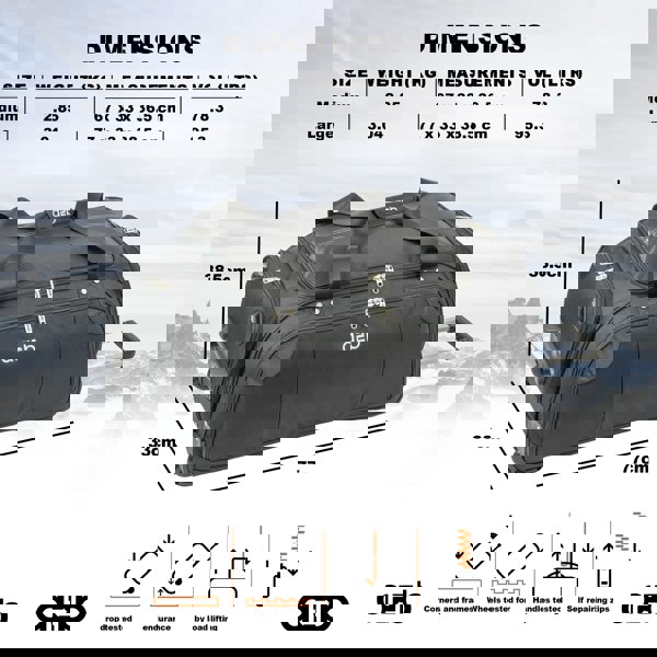 A2B Quest 95.3L Wheeled Holdall Roller Duffel Bag with Skate Wheels