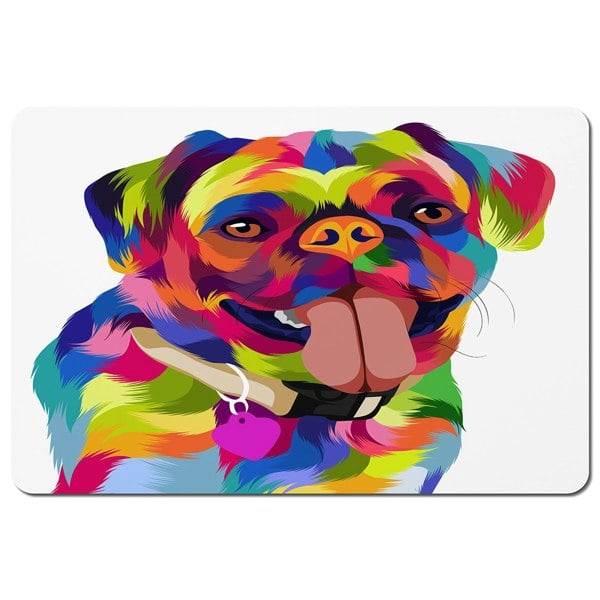Benjamin Tate Design Amazing Illustration Pop Art Dog (Placemat)
