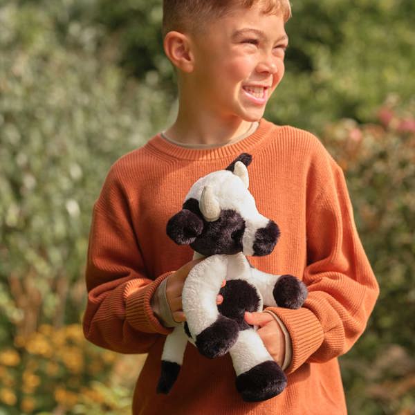 Charlie Bears Buttercup Black & White Cow Standard M