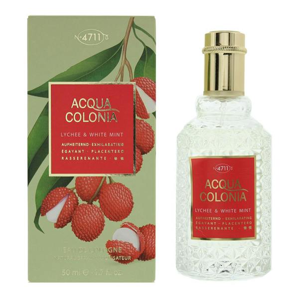 4711 Acqua Colonia Lychee & White Mint Unisex Eau De Cologne 50ml Fragrance