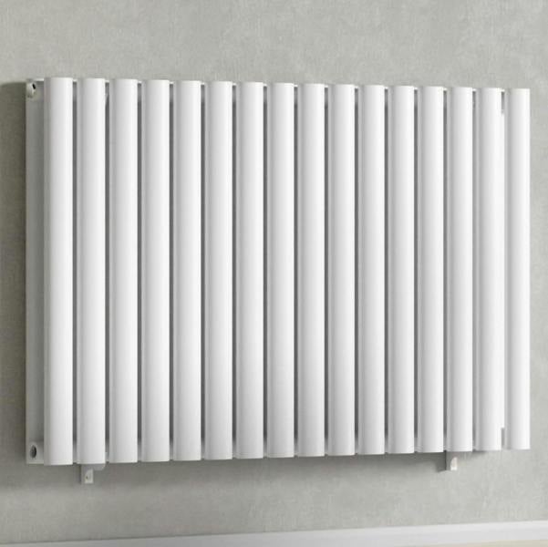 White-960-x-600-mm-Modern-Horizontal-Column-Designer-Radiator-Oval-Double-Panel-Radiator-Heater