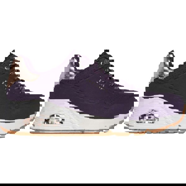 Skechers Uno - Shimmer Away Women's Trainers in Dark Purple