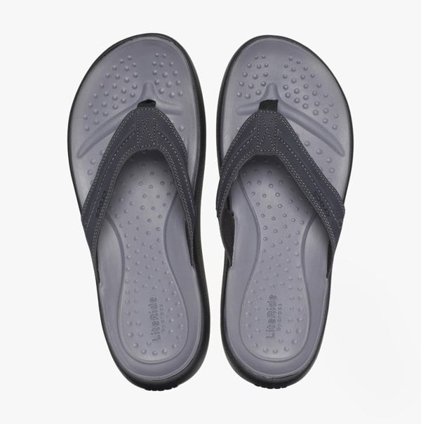 Crocs 209332-001 YUKON VISTA II LR Mens Flip-Flops Black