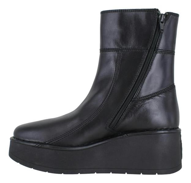 Fly London Hann Womens Zip Up Chelsea Dealer Mid Ankle Boots