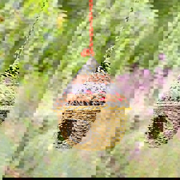 Paper High Round Recycled Cotton Birdhouse