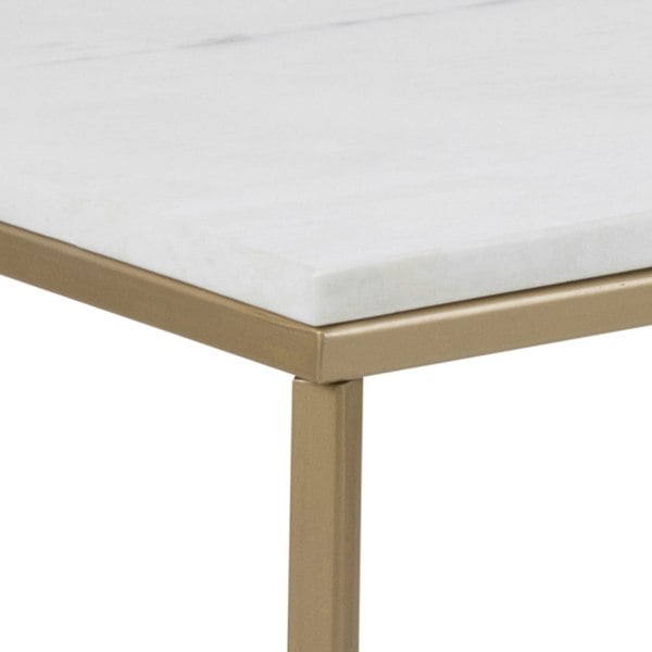 Furniture To Go Alisma Coffee Table with White Marble Effect Top