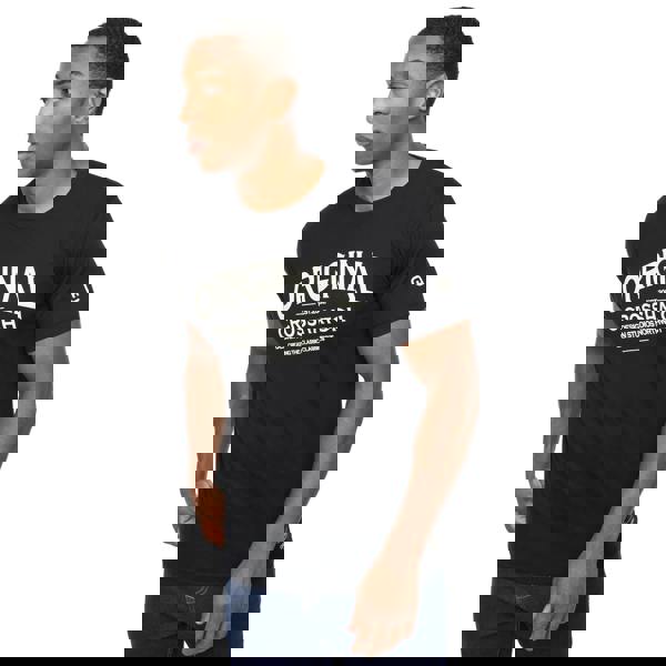 Crosshatch Mens Vintarge T-Shirt - Black - 