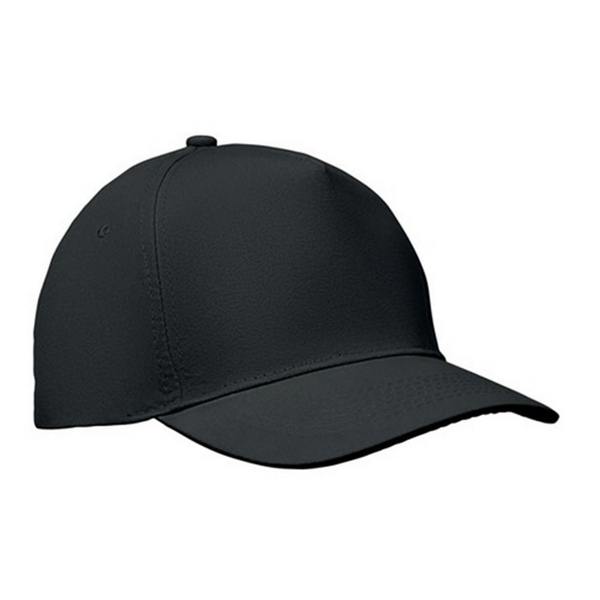 MidOcean Sunny 5 Panel Baseball Cap - Black - 