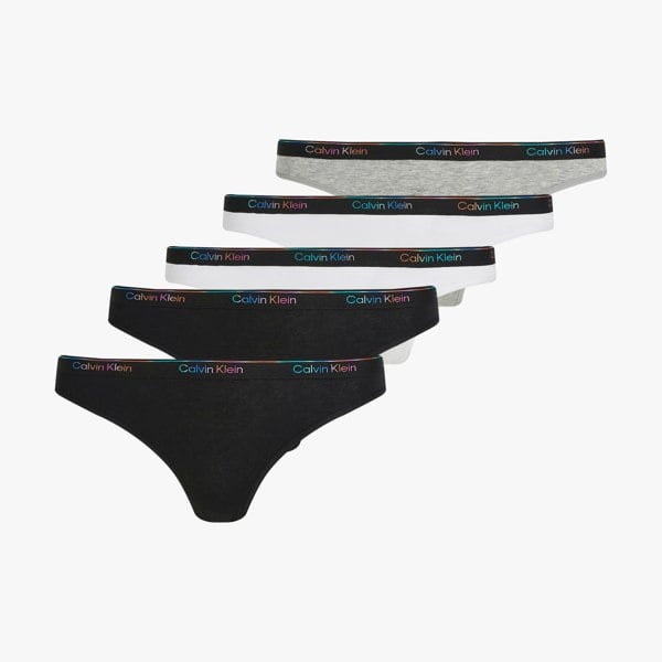 Calvin Klein ICON LOGO 5 Pack Womens Bikini Briefs Multicoloured