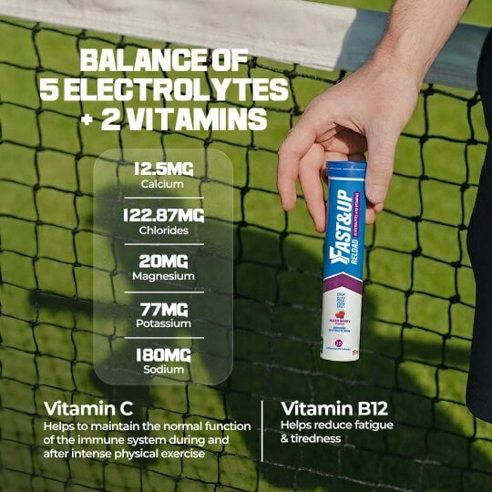 Reload - Electrolyte Tablets for Instant Hydration & Energy - Mixed Berry Flavour, Pack of 1