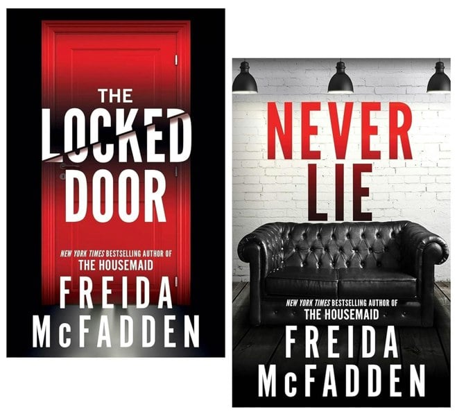 Story fire UK Ltd Freida McFadden 2 Books Collection Set (Never Lie and The Locked Door)