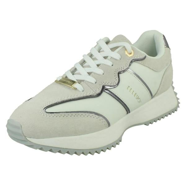 Elle Sport Ladies Elle Sport Leather Trainers F7411