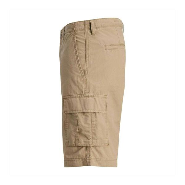 Jack And Jones Mens Cotton Blend Tailored Cargo Shorts - Olive Night - 