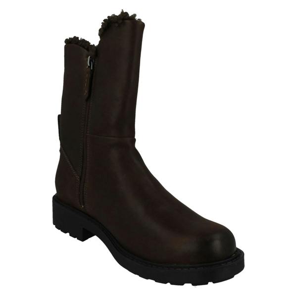 Clarks Ladies Clarks Warmlined Ankle Boots Orinoco2 Buckle