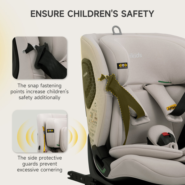 JoviKids Cici TT Car Seat - Milkstone