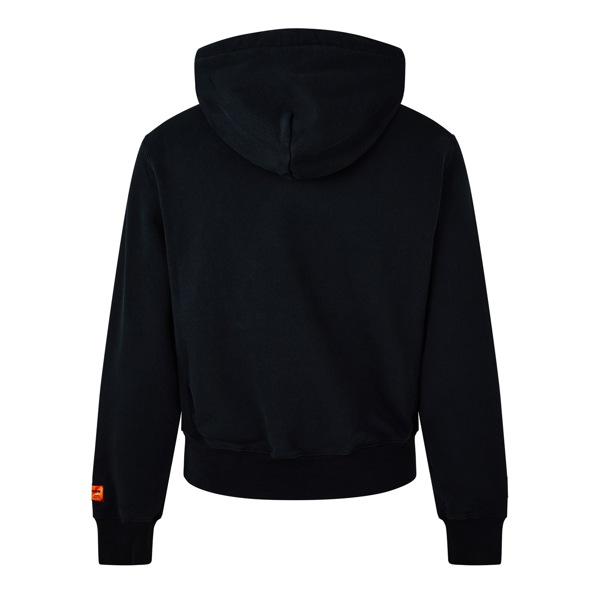 Heron Preston Graphic Print Logo Hoodie - Black