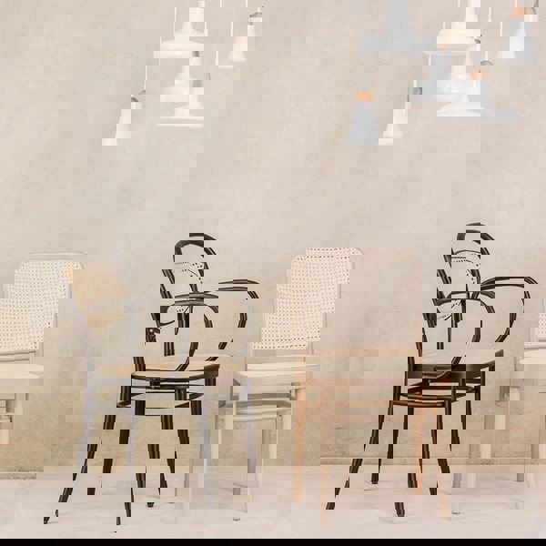 Vanesa Rattan Dining Chair, Oak-Weilai Concept-Weilai Concept