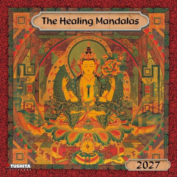 Healing Mandalas Calendar 2027, Wall Calendars, Month To View, Lifestyle, Gift