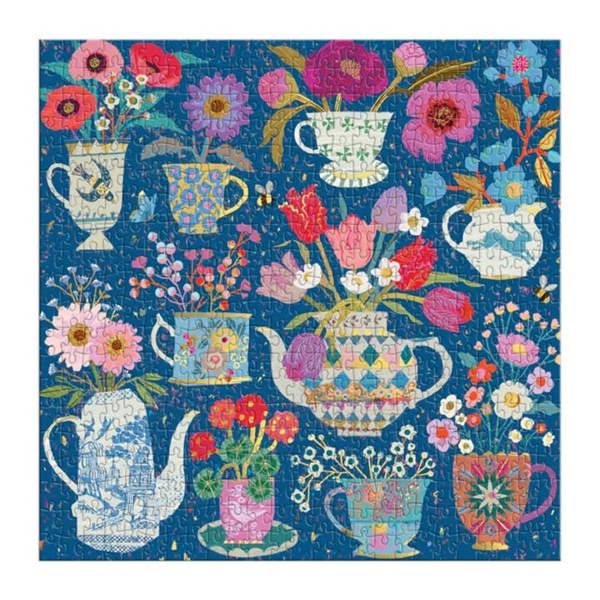 Victoria Ball, Potted Teacups Jigsaw, Jigsaws & Puzzles, Art, Gift