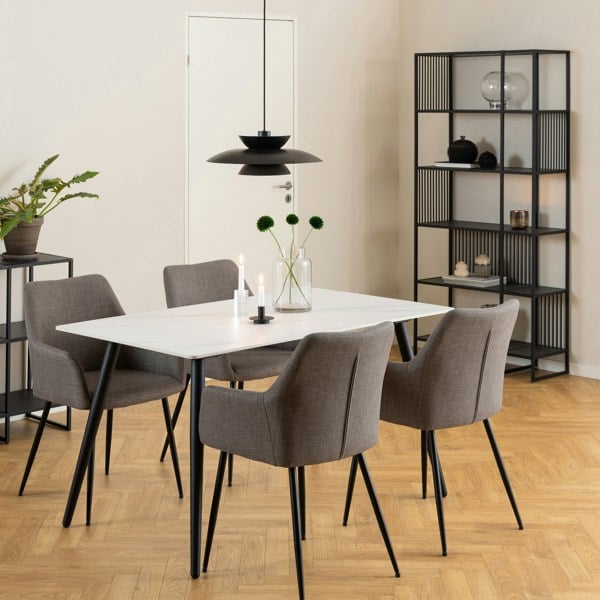 Furniture To Go Strington Bookcase with 5 Shelves in Black