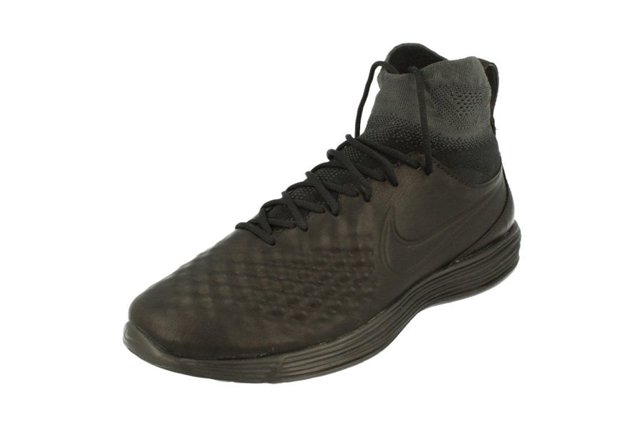 Nike Lunar Magista II Fk Mens Hi Top Trainers 852614  001 - Black Anthracite White 001 - Photo 0