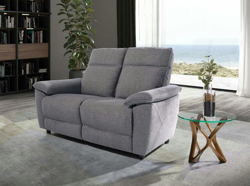 Angel Cerdá Round tempered glass and walnut corner table 2127