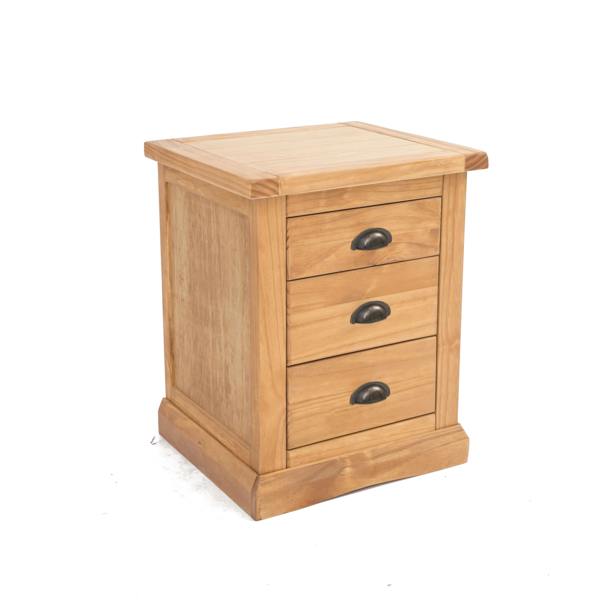 Cabinet Bits Lucca 3 Drawer Bedside Table