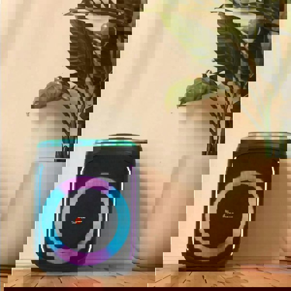 N-Gear | Flash Banger 606 Karaoke Set Bluetooth Speaker Party Box with Wireless Microphone Black