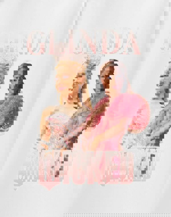 Wicked Girls White Glinda Short Sleeved T-Shirt