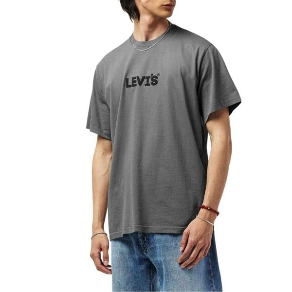 Levis Mens Logo Cotton T-Shirt - Gargoyle Grey - 