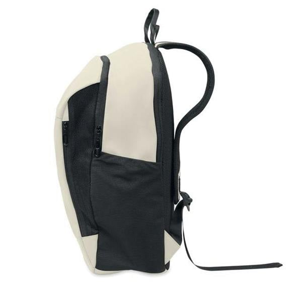 MidOcean Korovin PU Soft Laptop Backpack - Off White - 