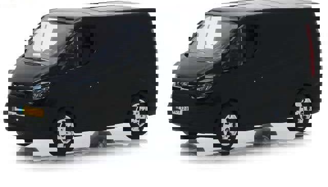 2016 ford transit custom v362 shadow black 1:43 scale greenlight 51095