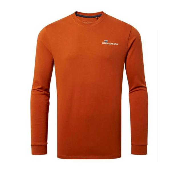 Craghoppers Womens/Ladies Holmes Long-Sleeved T-Shirt - Potters Clay - 