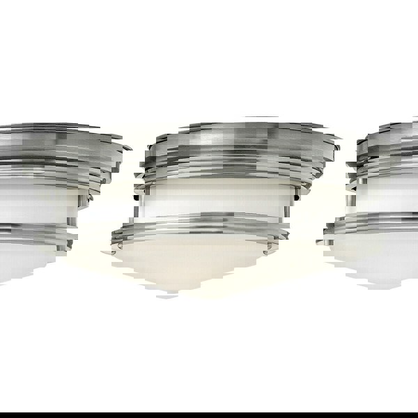 3 Bulb Flush Light Light Low Ceiling Antique Nickel LED E27 40W Bulb Loops