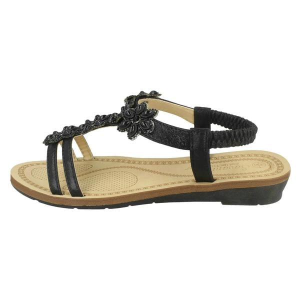 Savannah Ladies Savannah Strappy Slingback Sandals