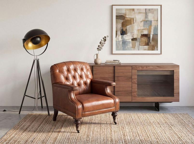 Angel Cerdá Floor lamp in black steel and polished gold steel 8105