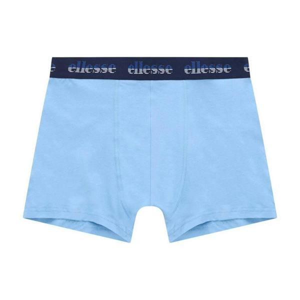 Ellesse Mens Muxel888 Boxer Shorts (Pack of 3) - Navy/Blue/Light Blue - 