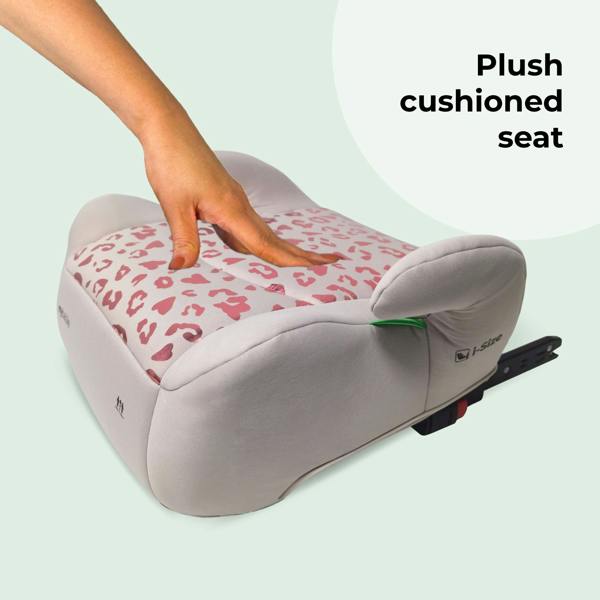 My Babiie MBCSB20 Booster R129 Car Seat with ISOFIX - Pink Leopard
