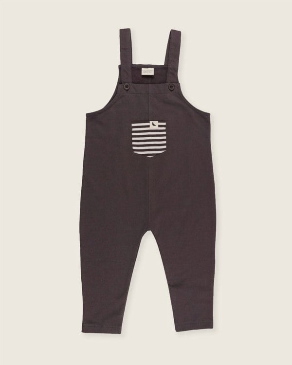organic cotton Charcoal Grey Dungarees - image 2