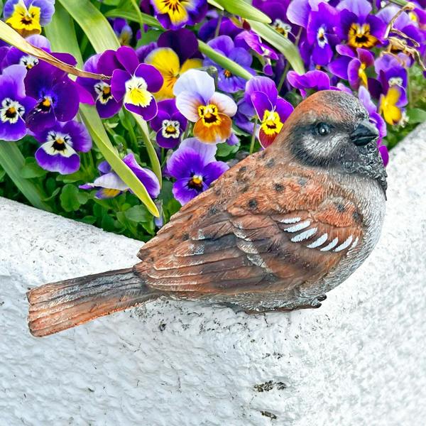 Farmwood Sparrow Bird Garden Ornament