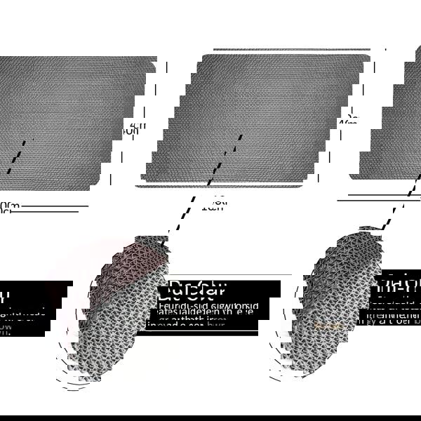 Nicoman Reversible Dual-Colour PVC Shower Bathroom Anti slip Mat