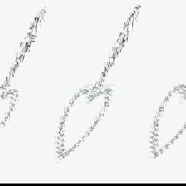 THOMAS SABO As We Love Silver Cubic Zirconia Open Heart Dropper Charm 2203-051-14