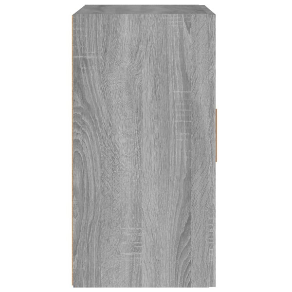 Berkfield Wall Cabinet Grey Sonoma 60x30x60 cm Engineered Wood